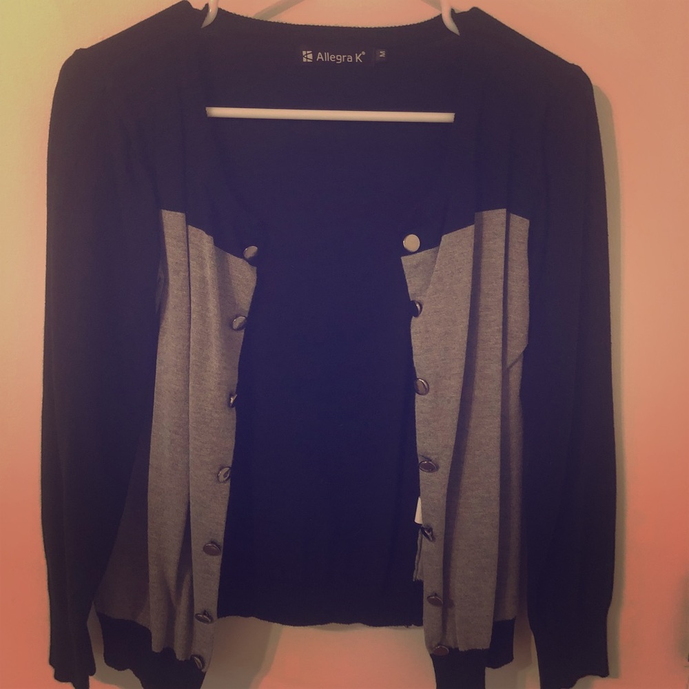 *FINAL SALE* Allegra K Open Front Cardigan
